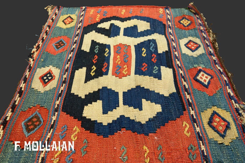 Pair of Small Antique Persian Shahsavan Rugs n°:42852372